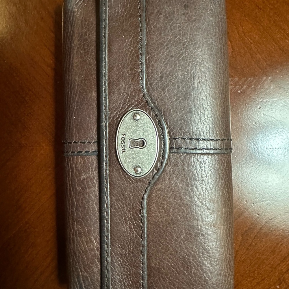 Fossil Brown Leather Wallet